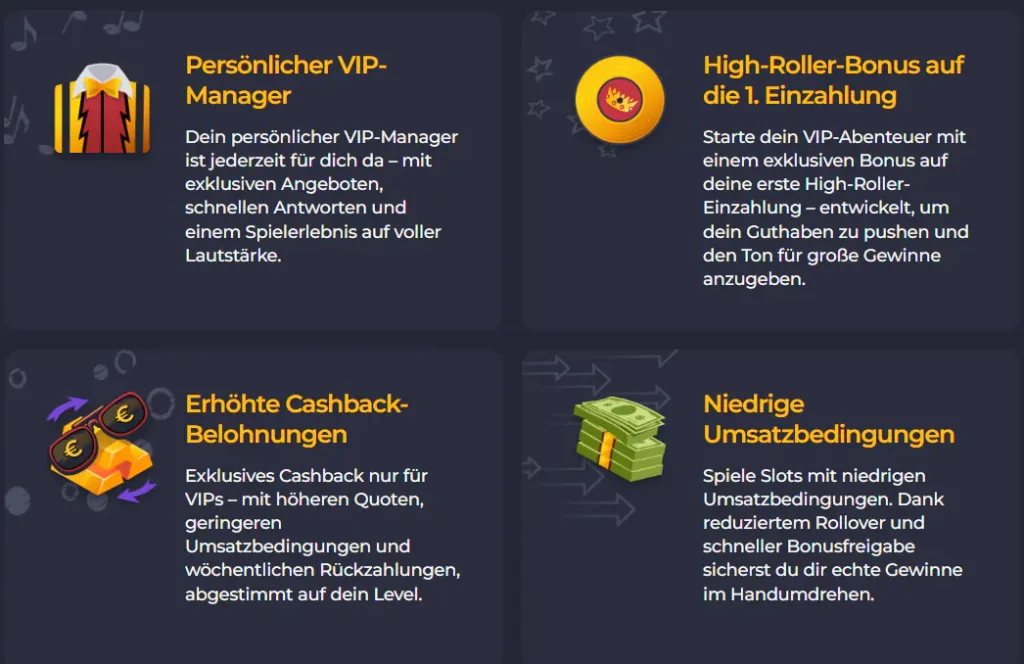 VIP-Programm bei Rolling Slots